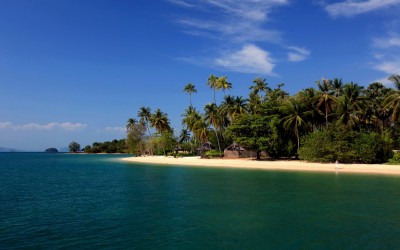 Ngapali Beach and Blue Sky